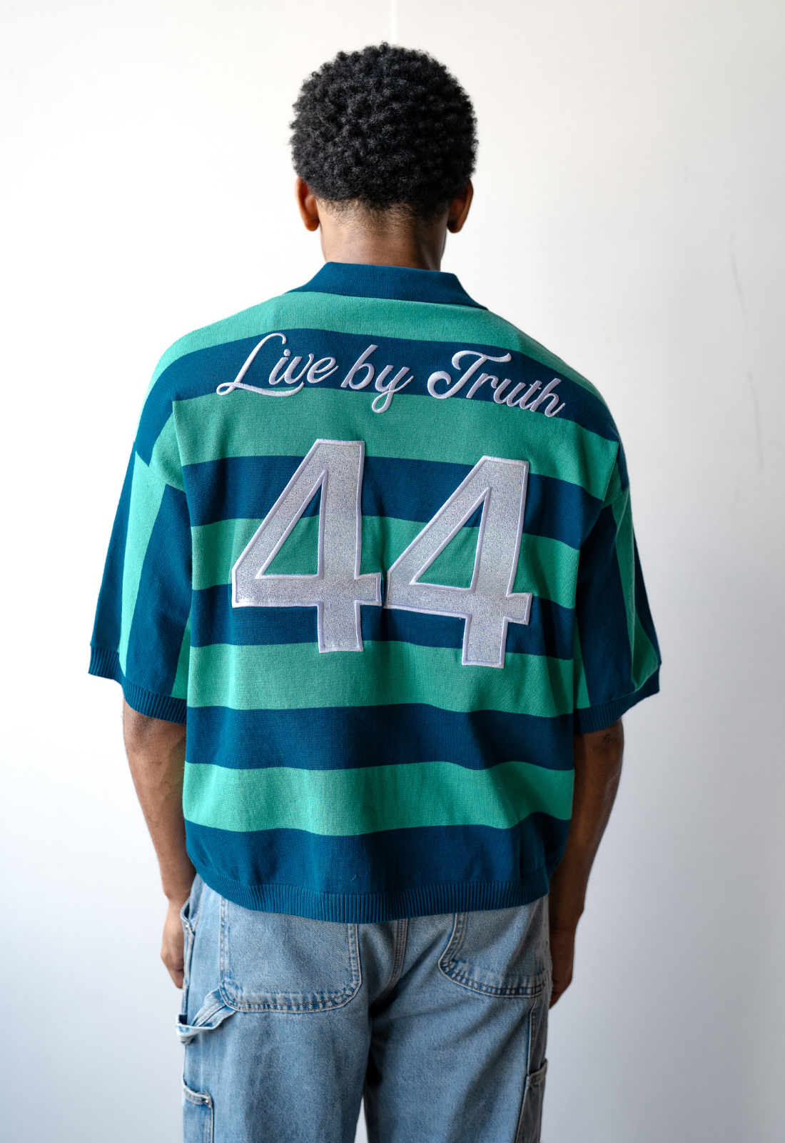 "LIVE BY TRUTH" KNIT POLO