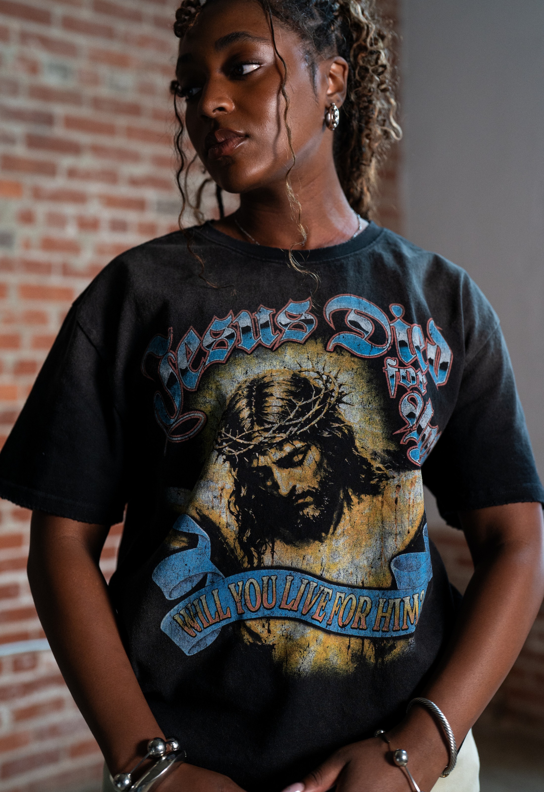 "LIVE FOR HIM" TEE