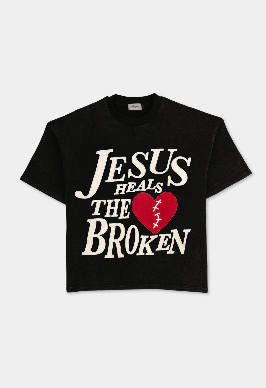 "MENDED" TEE (BLACK)
