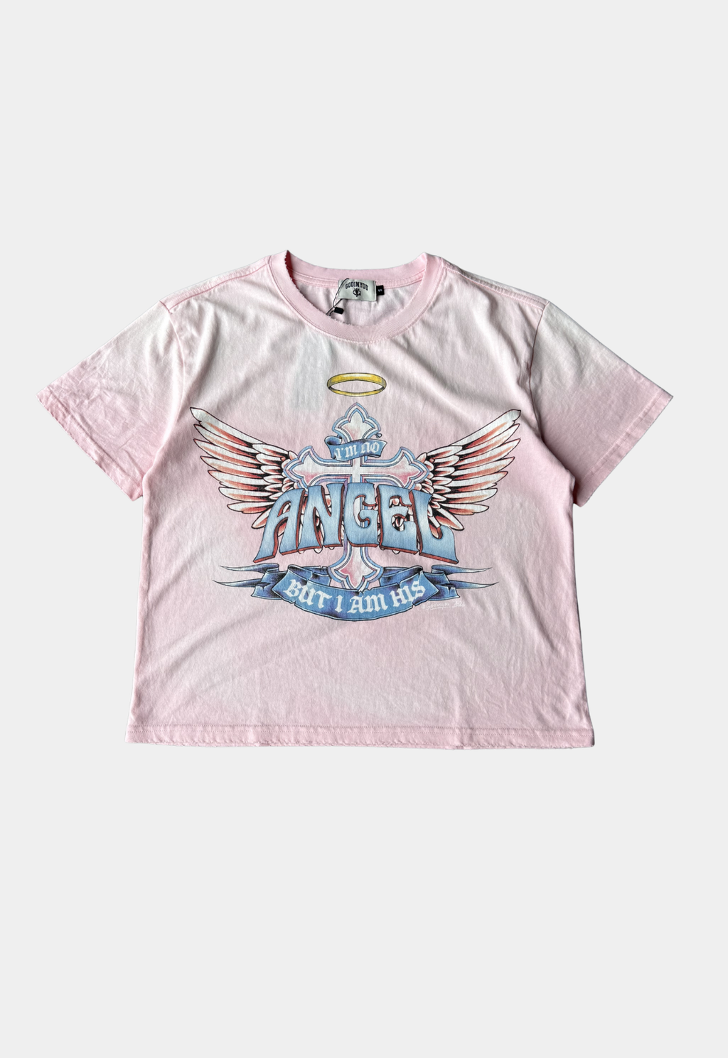 コ*！様 Sandy Liang ピンク　tシャツ　angel tee NOT AN ANGEL