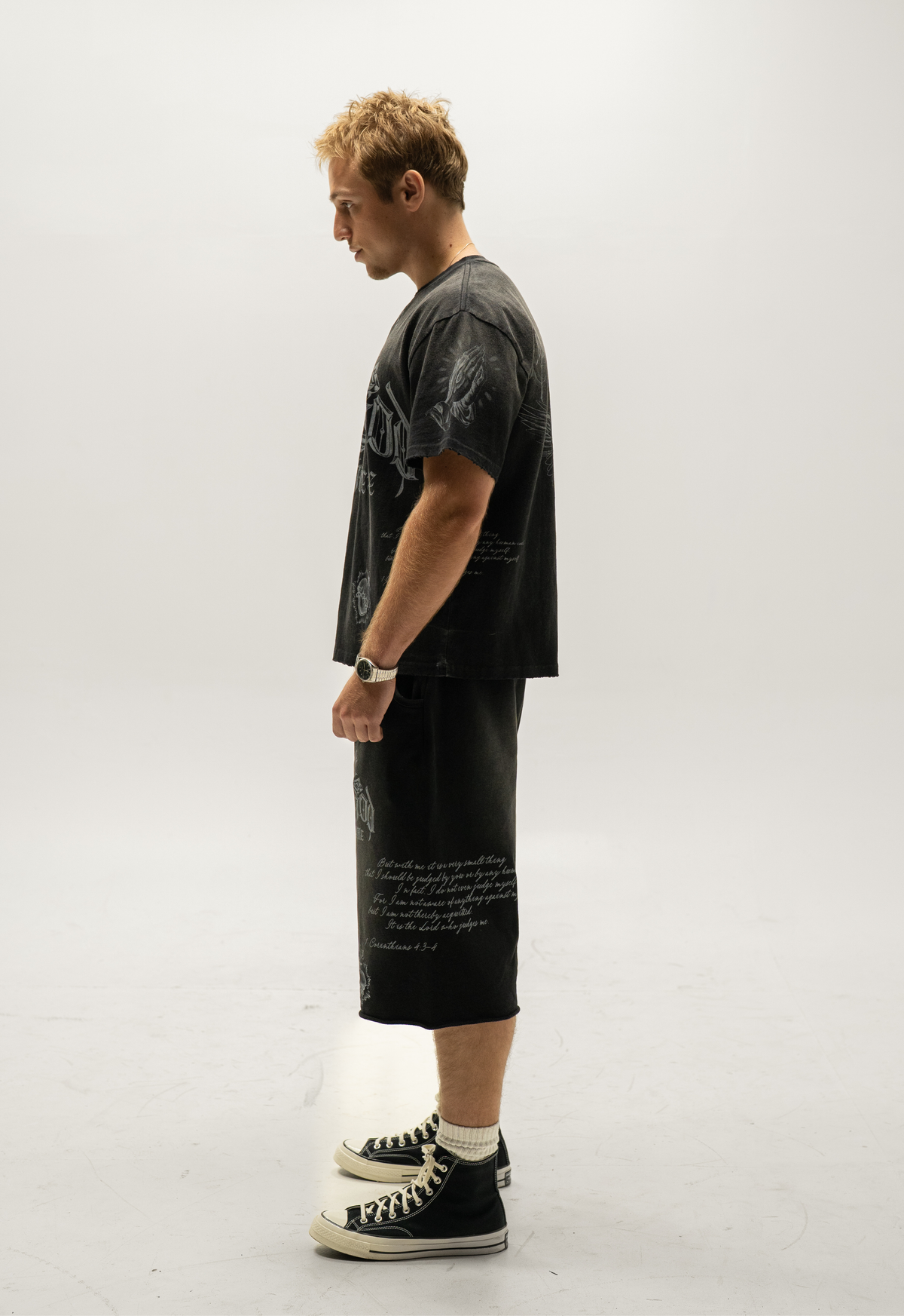 "ONLY GOD CAN JUDGE ME" TEE (BLACK)