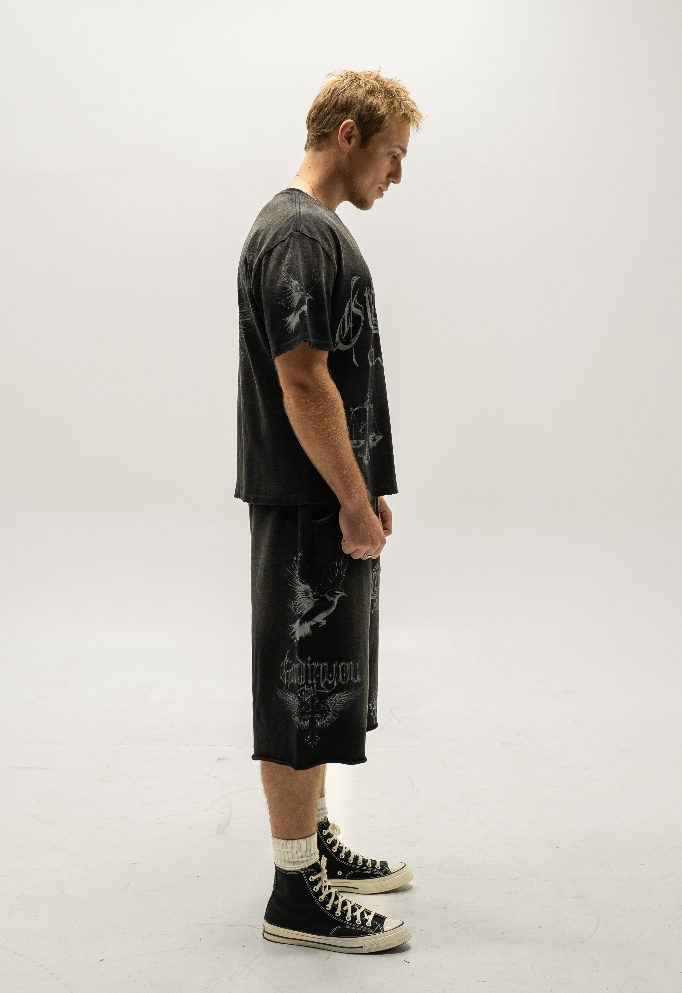 "ONLY GOD CAN JUDGE ME" TEE (BLACK)