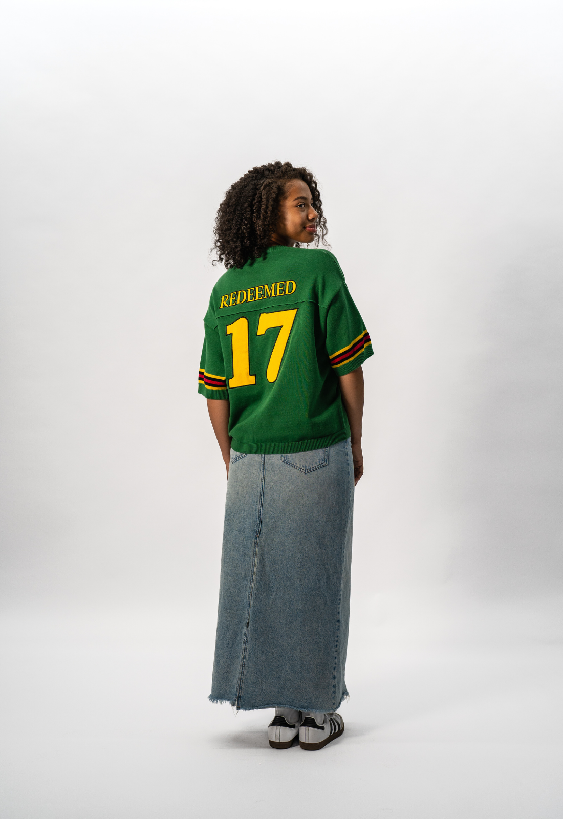 "REDEEMED" KNIT JERSEY