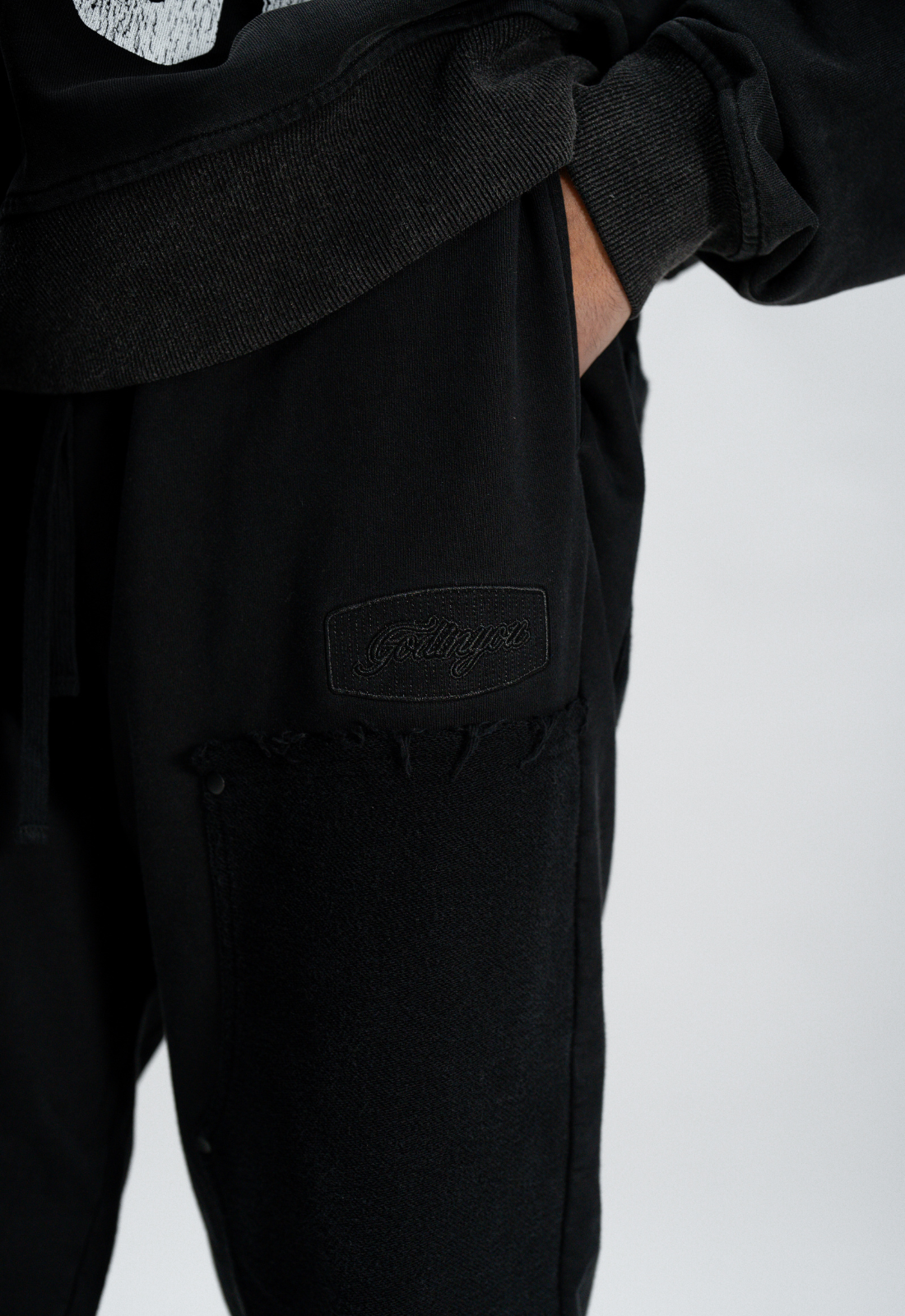 "CARPENTER" SWEATPANTS (BLACK)