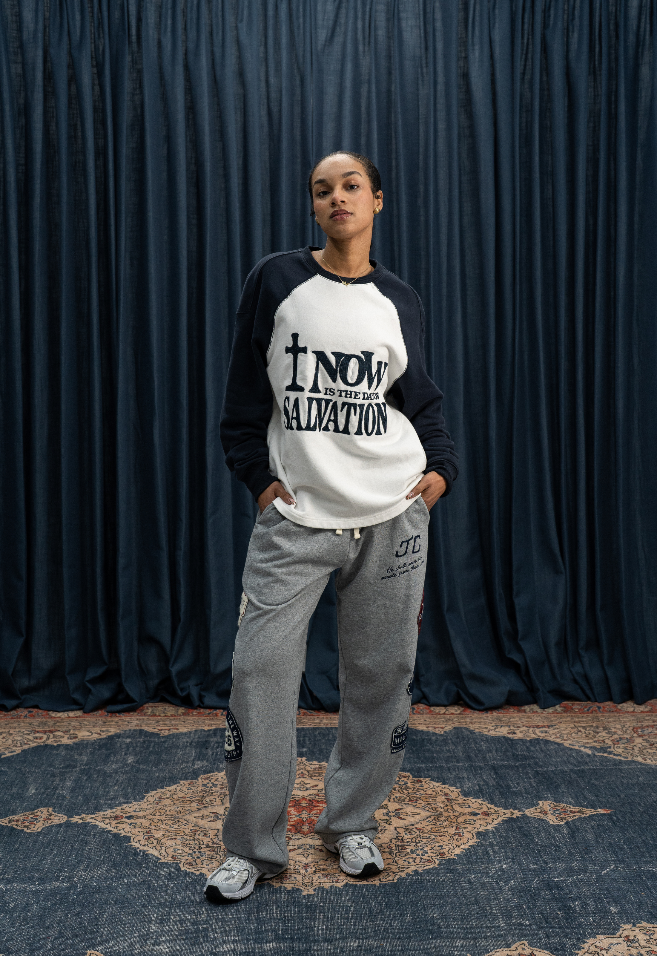 "SALVATION" L/S BOXY TEE