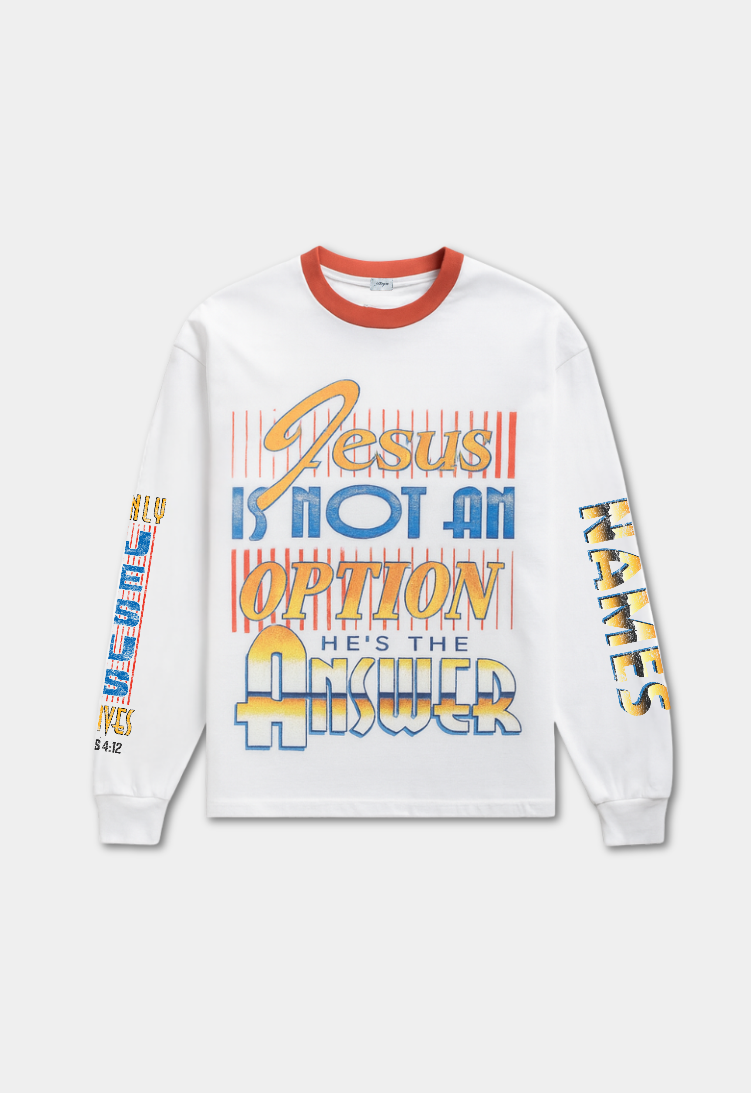 "THE ANSWER" L/S BOXY TEE