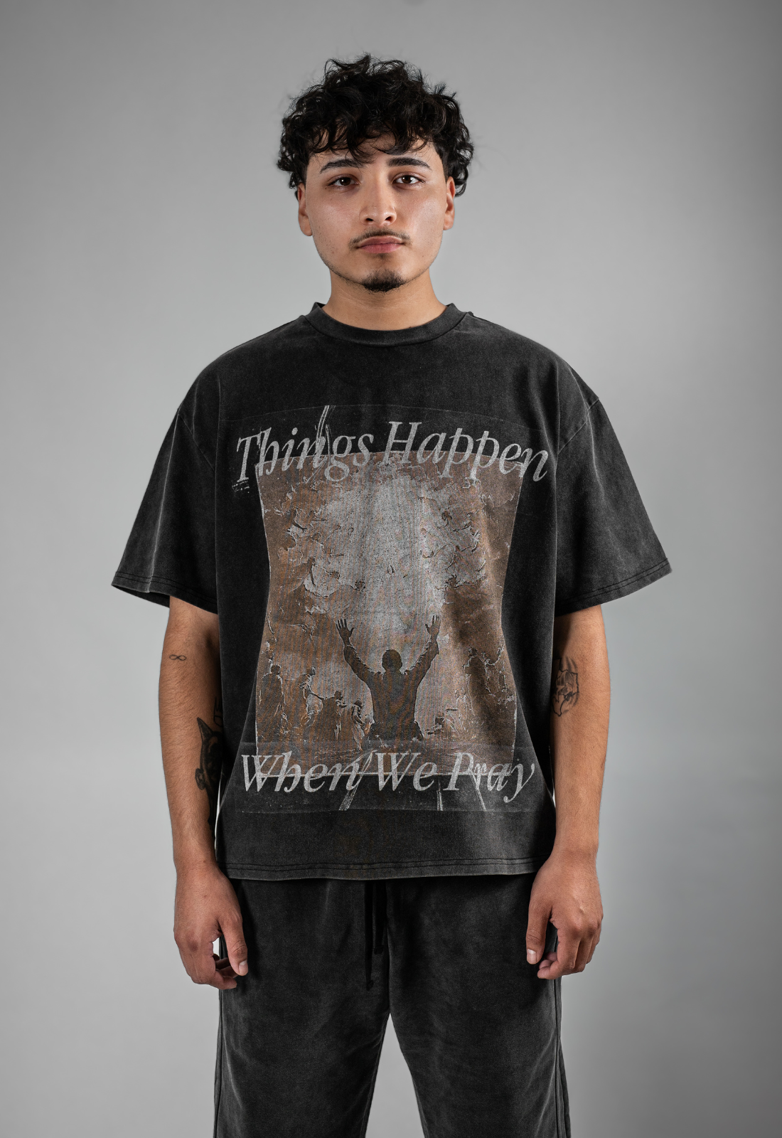 "WHEN WE PRAY" BOXY TEE