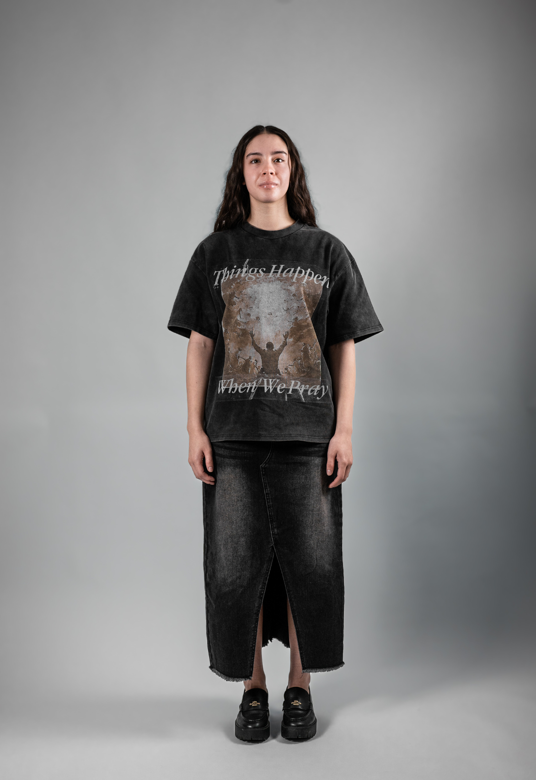 "WHEN WE PRAY" BOXY TEE