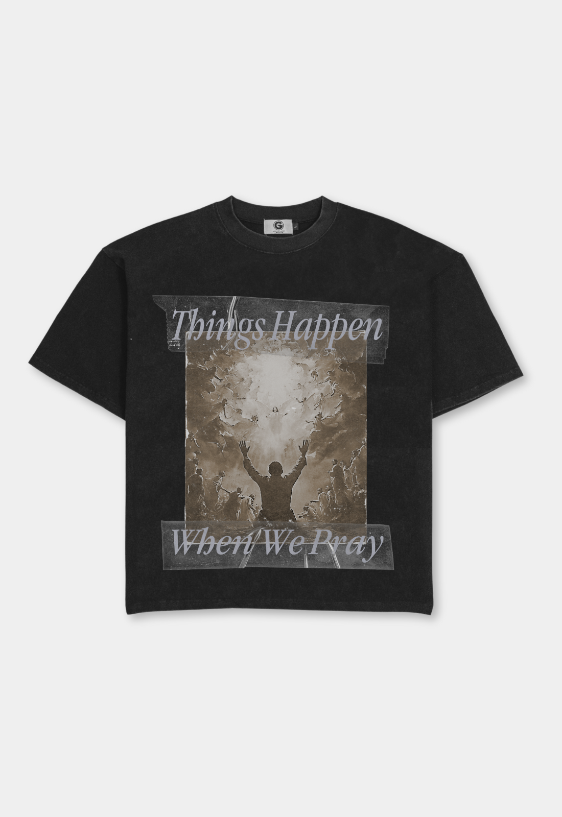 "WHEN WE PRAY" BOXY TEE