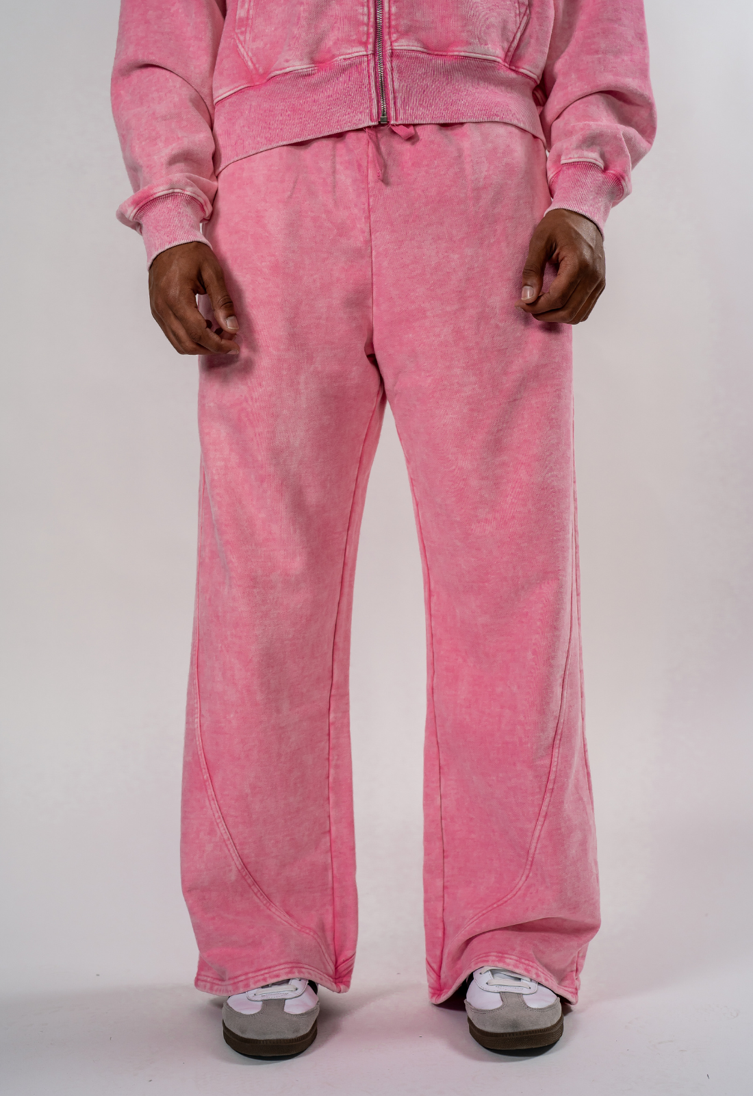 WASHED PINK SWEATPANTS