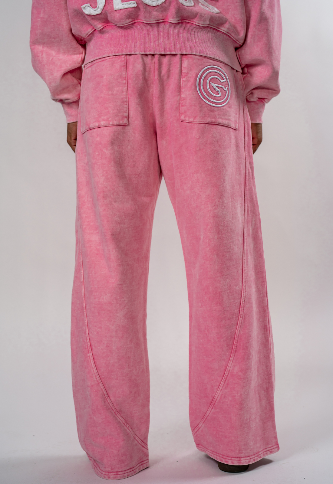 WASHED PINK SWEATPANTS