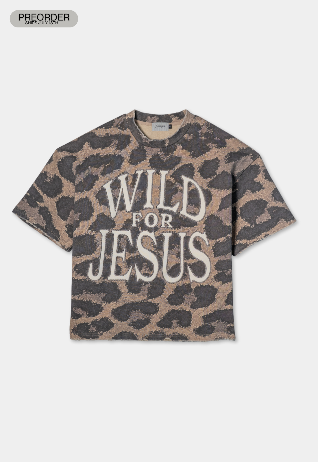 "WILD FOR JESUS" TEE