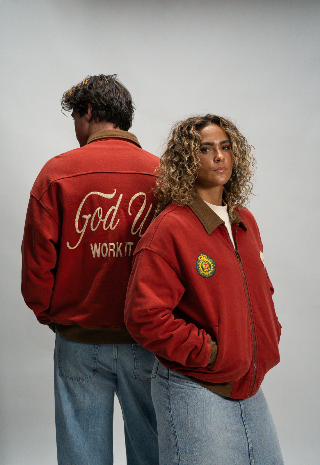 "WORK IT OUT " FULL-ZIP JACKET