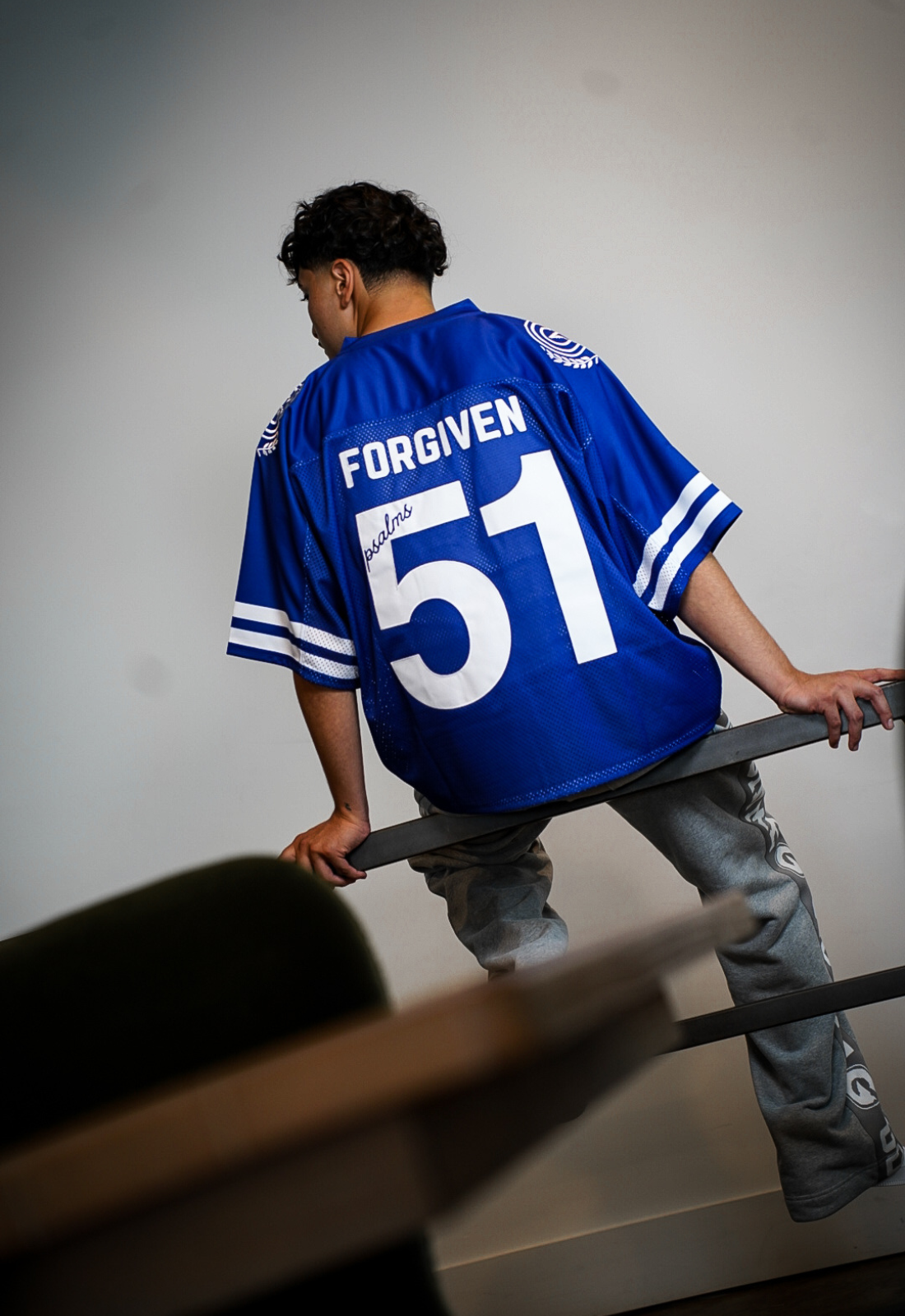 "FORGIVEN" BOXY JERSEY